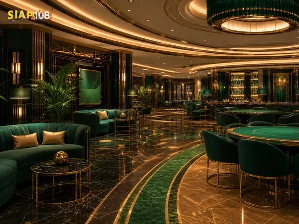 Gambar Live Casino dengan meja permainan langsung