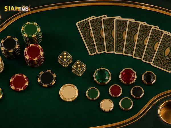 Gambar Live Casino dengan suasana permainan kasino